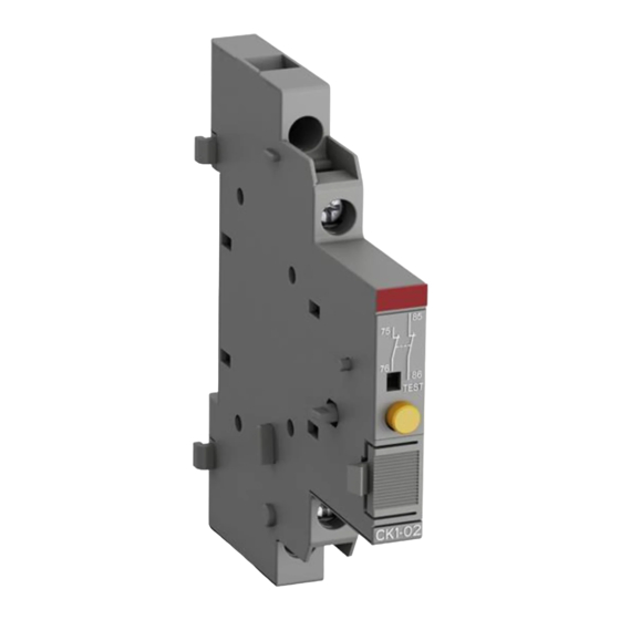 ABB CK1 Notice De Montage