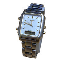 Seiko V072 Mode D'emploi