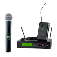 Shure SLX Wireless Mode D'emploi