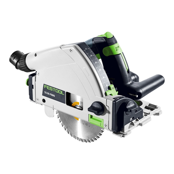 Festool TS 55 FEBQ Notice D'utilisation D'origine