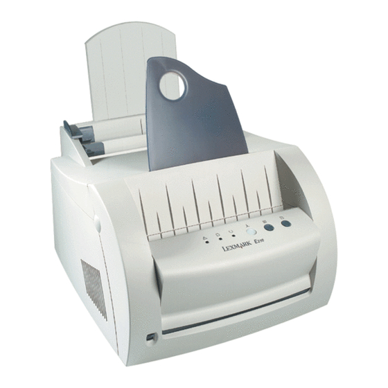 Lexmark E210 Guide De L'utilisateur