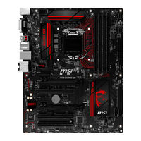 MSI Z170A GAMING M7 Manuel D'instructions