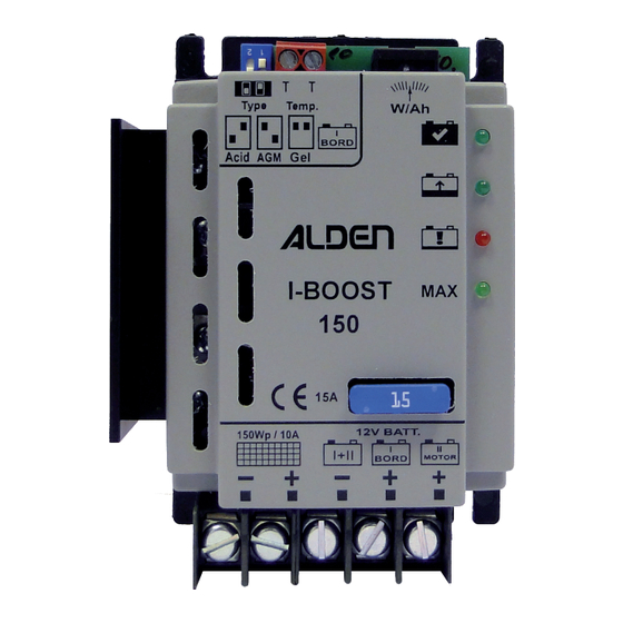 ALDEN I-BOOST 150 Mode D'emploi