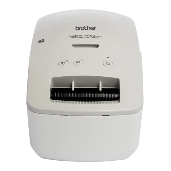 Brother QL-600 Guide De L'utilisateur