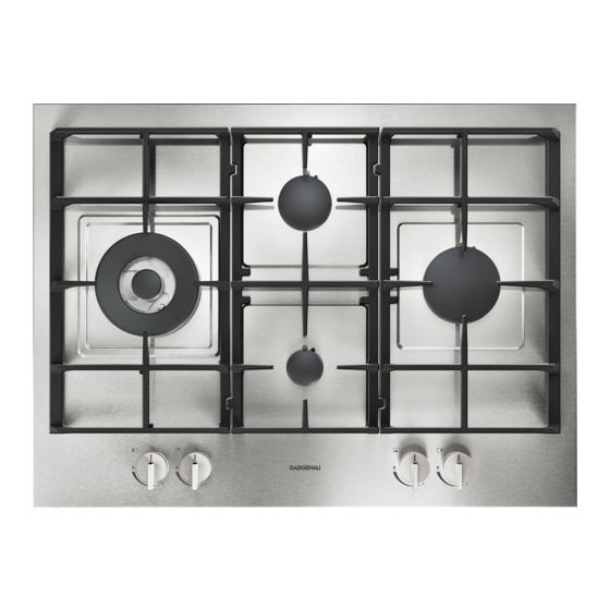 Gaggenau CG 270 Notice D'utilisation