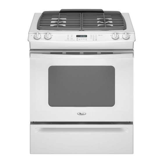 Whirlpool GW399LXU Instructions Pour L'installation