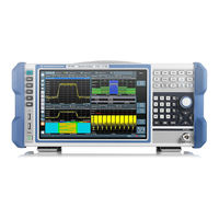 Rohde & Schwarz FPL1000 Manuel D'utilisation