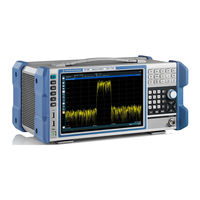 Rohde & Schwarz FPL1000 Guide De Démarrage Rapide