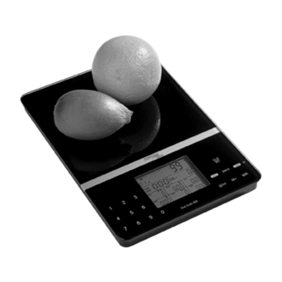 Topcom Diet Scale 600 Manuel D'utilisateur