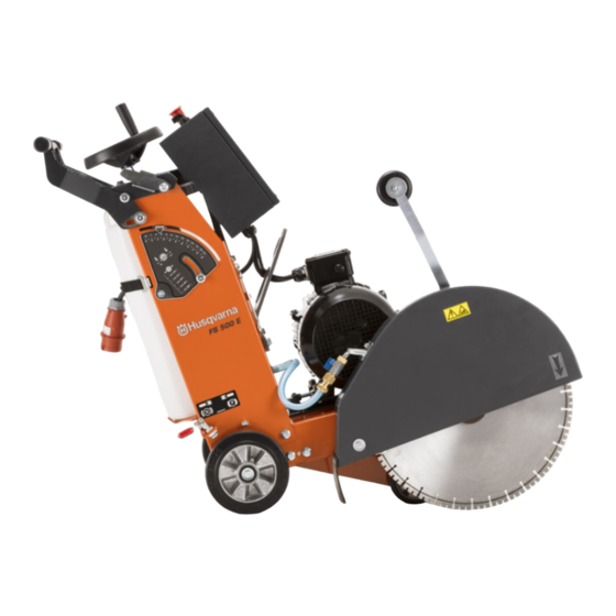 Husqvarna FS 500 E Manuel D'utilisation