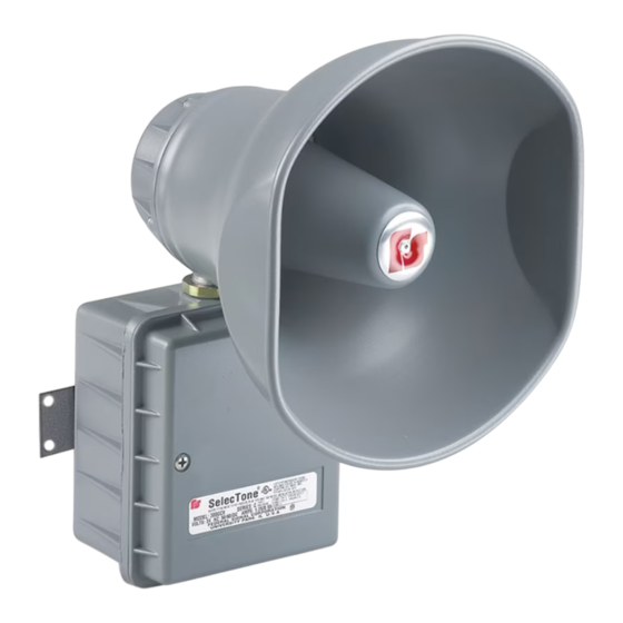 Federal Signal Corporation SELECTONE 300GC Consignes D'installation / Manuel Utilisateur