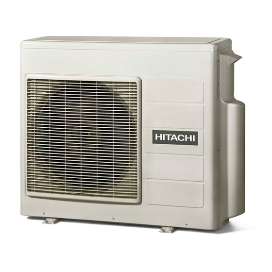 Hitachi RAF-25NH4 Manuel D'installation