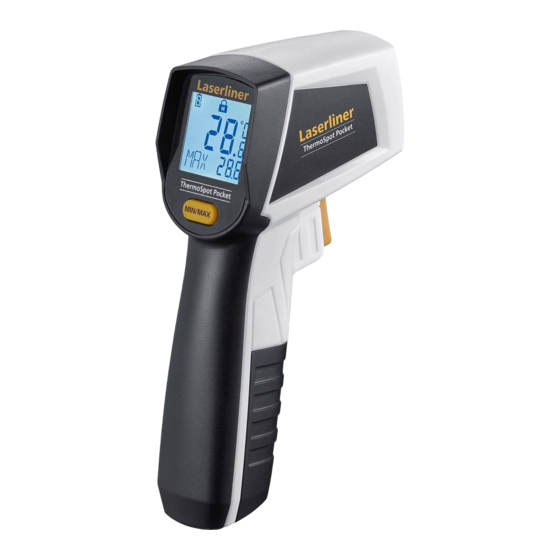 LaserLiner ThermoSpot Pocket Mode D'emploi