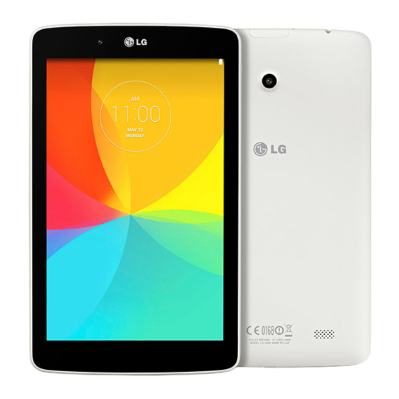 LG G Pad 8.0 4G -V490 Guide De L'utilisateur