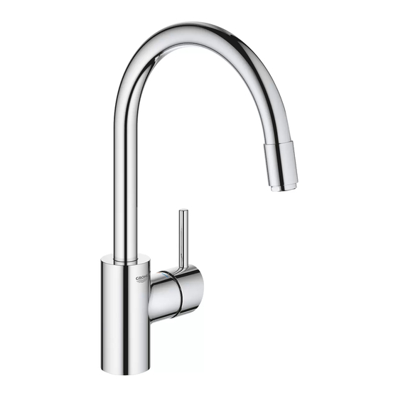 Grohe CONCETTO 32 663 Manuel D'installation