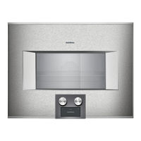 Gaggenau BS 474 610 Instructions D'installation