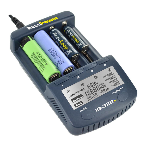 AccuPower IQ328 Manuel Utilisateur