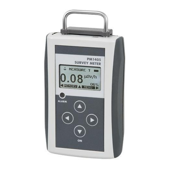 PCE Instruments РМ1405 Notice D'emploi