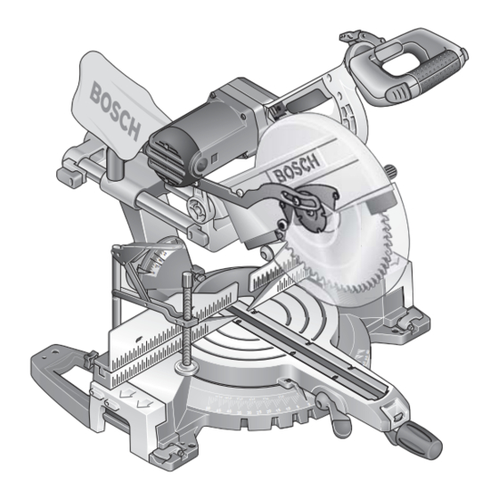 Bosch GCM 12 SD Professional Notice Originale