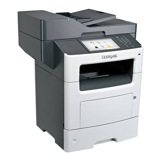 Lexmark MX611 Guide De L'utilisateur