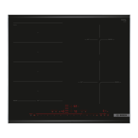 Bosch PXE675DC1E/35 Notice D'installation