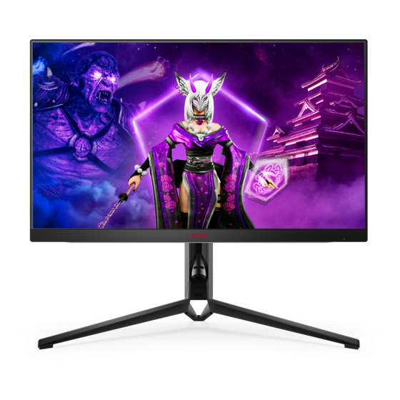 AOC AGON PRO AG274QZM Manuel D'utilisation