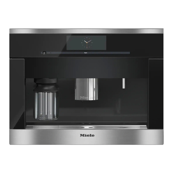 Miele CVA 6800 Instructions D'utilisation Et D'installation