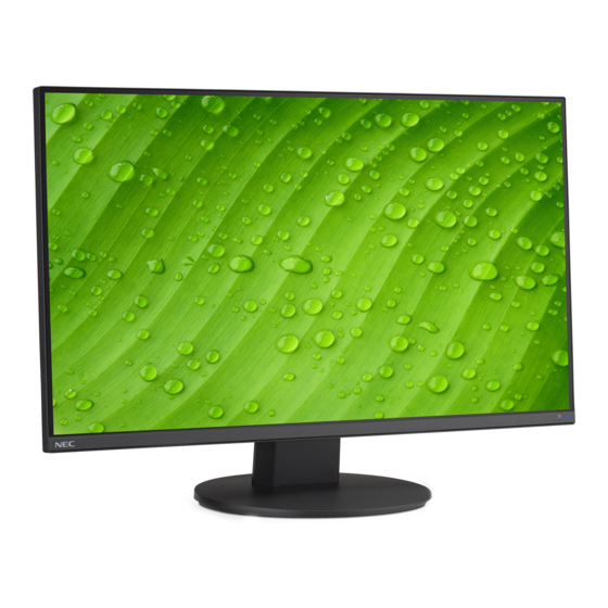 NEC AccuSync AS271F Manuel De L'utilisateur