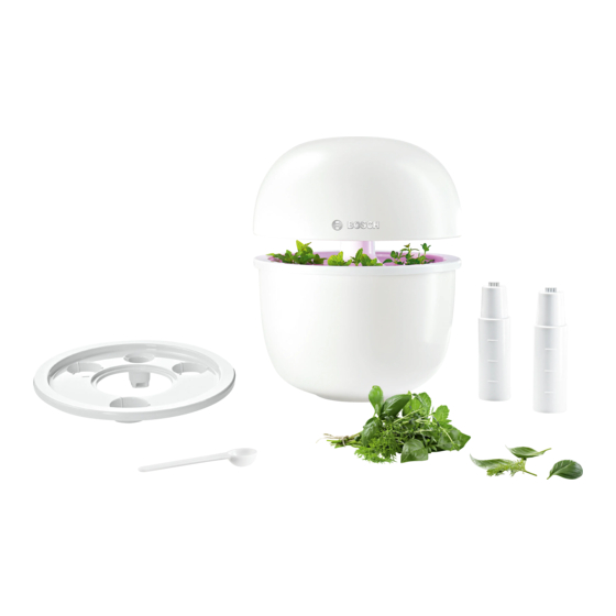 Bosch SmartGrow 3 MSGP3 Manuel D'utilisation