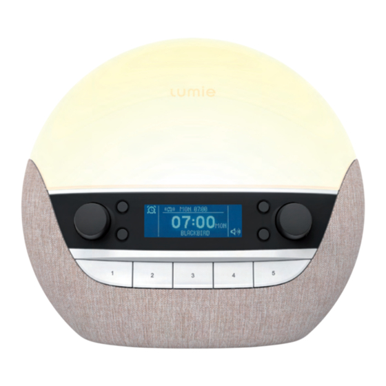 Lumie bodyclock luxe 700FM Mode D'emploi