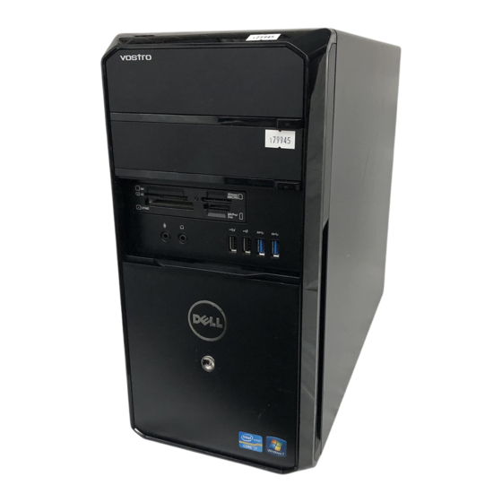 Dell Vostro 460 Guide Rapide