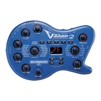 Behringer V-AMP 2 Notice D'utilisation