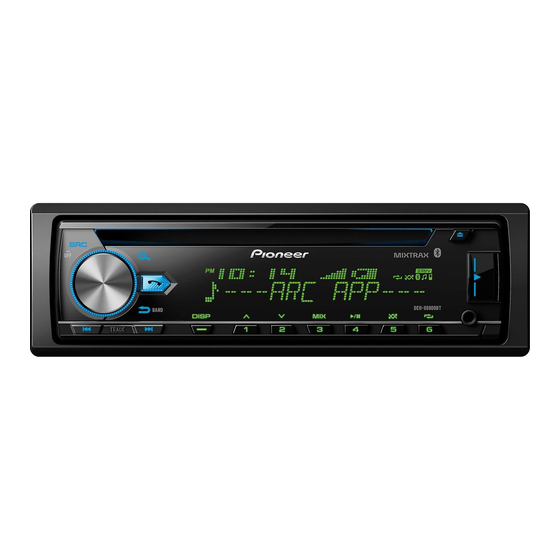 Pioneer DEH-X6900BT Mode D'emploi