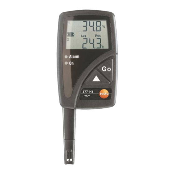 TESTO 177-H1 Mode D'emploi