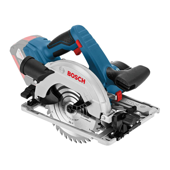 Bosch GKS Professional 18V-57 G Notice Originale