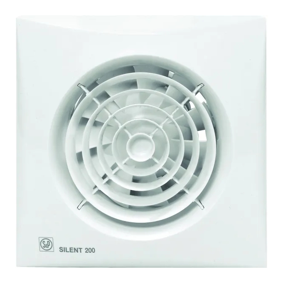 S&P SILENT 200 CZ Instructions D'installation