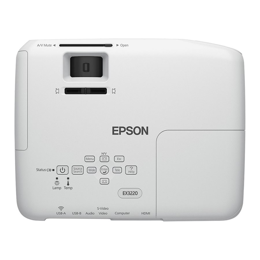 Epson EX3220 Installation Rapide