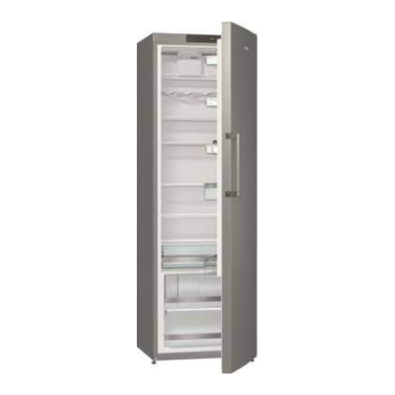 Gorenje R 6192 FX-CH Notice D'utilisation