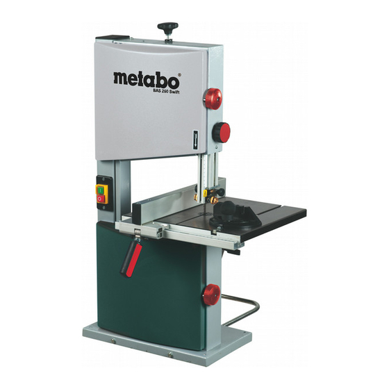 Metabo BAS 260 Swift Manuels