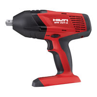 Hilti SIW 22T-A 3/4 Mode D'emploi