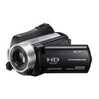 Sony HANDYCAM HDR-SR10E Mode D'emploi