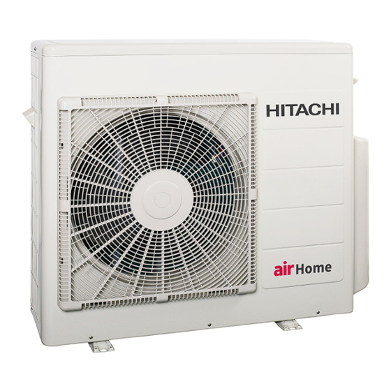 Hitachi Air Home MultiPro RAM-G53N3HAE Manuel D'installation