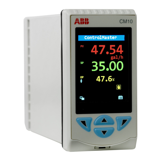 ABB ControlMaster CM10 Guide Utilisateur