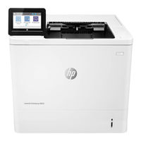 HP LaserJet Enterprise M612x Guide De L'utilisateur