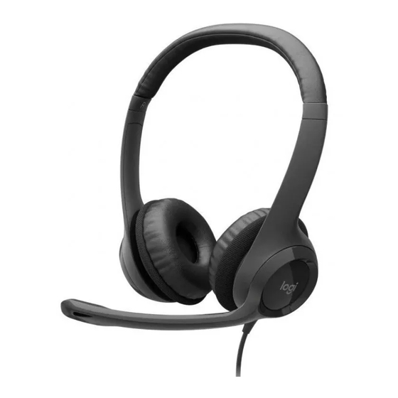 Logitech H390 Guide D'installation