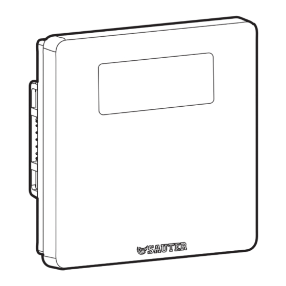 sauter ecosCom EY-CM581 Instructions De Montage