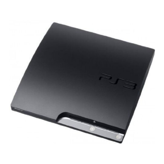 Sony PlayStation 3 Slim Manuels