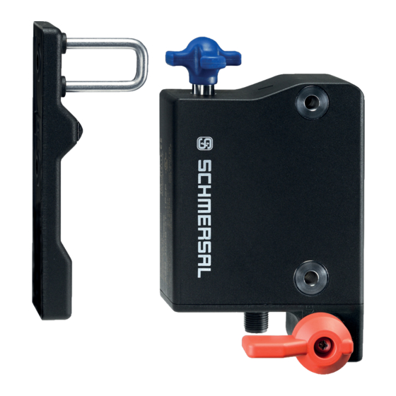 schmersal AZM300B-ST-1P2P-N Instructions Pour Fonctionnement Et Montage