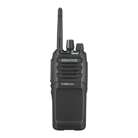 Kenwood TK-3701DE Guide Simplifie