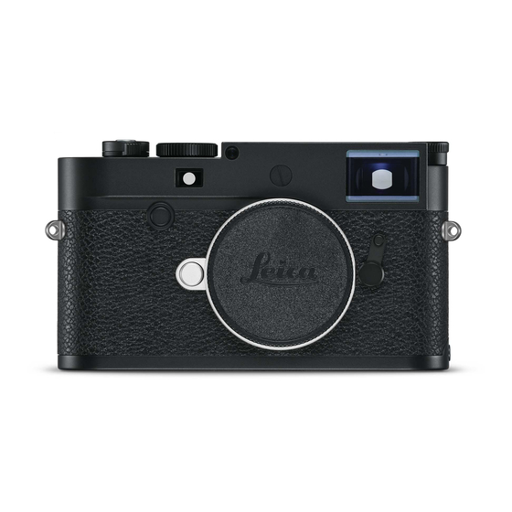 Leica M10-P Mode D'emploi Succinct
